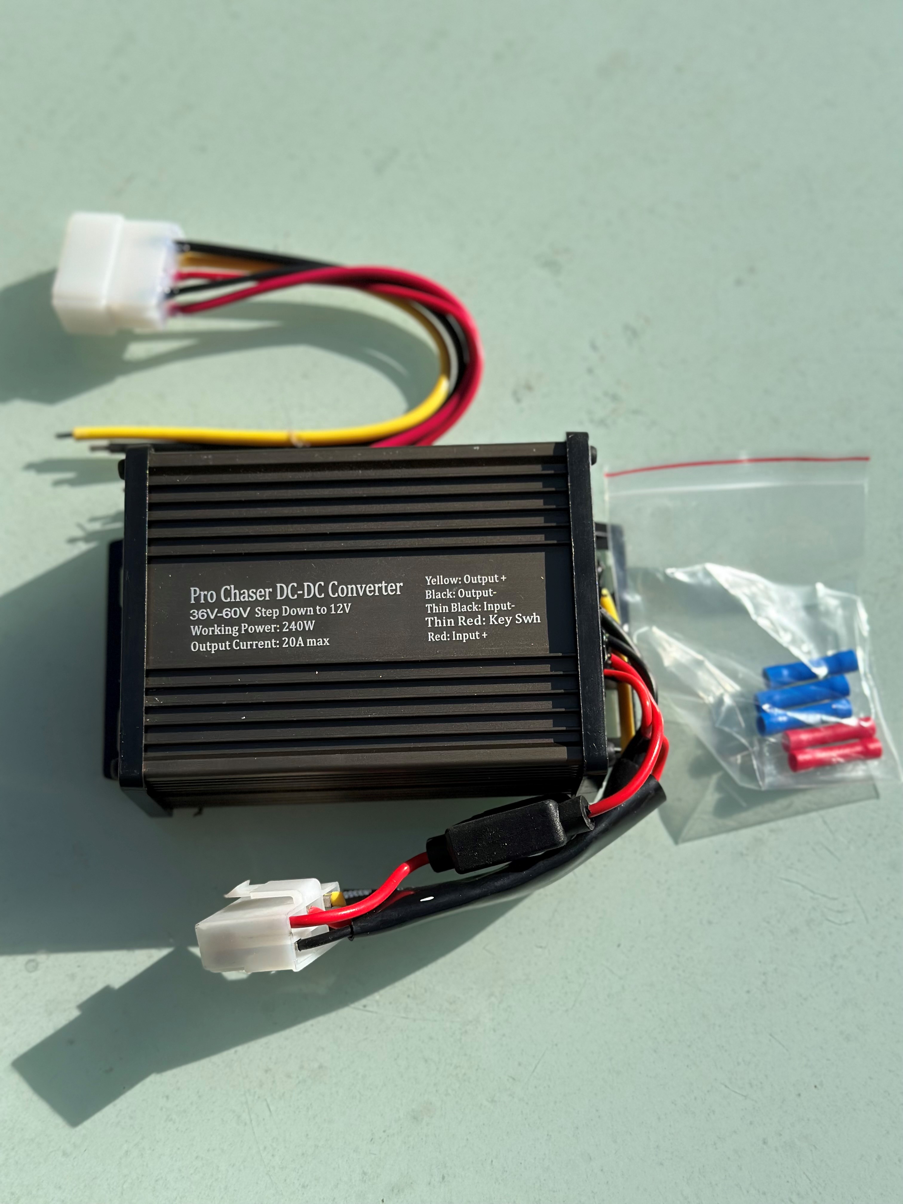 DC-DC Voltage Reducer, 12V, 20A